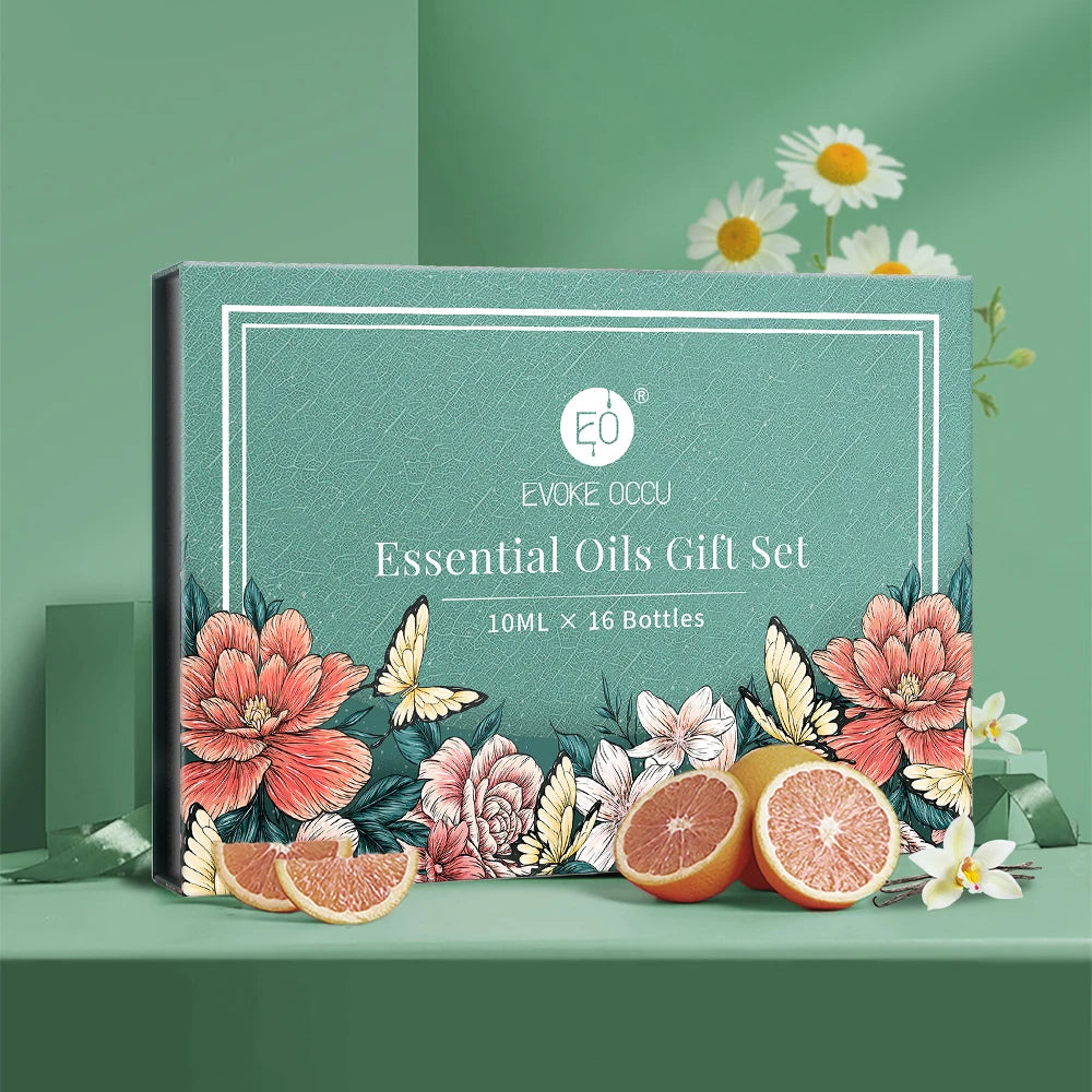 Pure essential oils displayed in elegant bottles, emphasizing natural and high-quality aromatherapy products for wellness